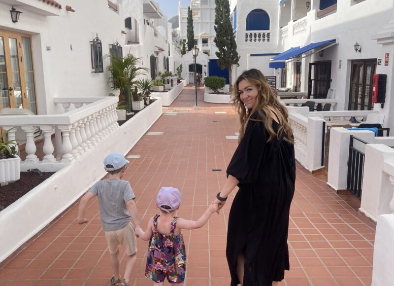 Family holidays, Violet Glenton